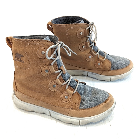 Sorel Shoes - SOREL Explorer II Joan Waterproof Lace-up Snow Winter Boots size 9.5